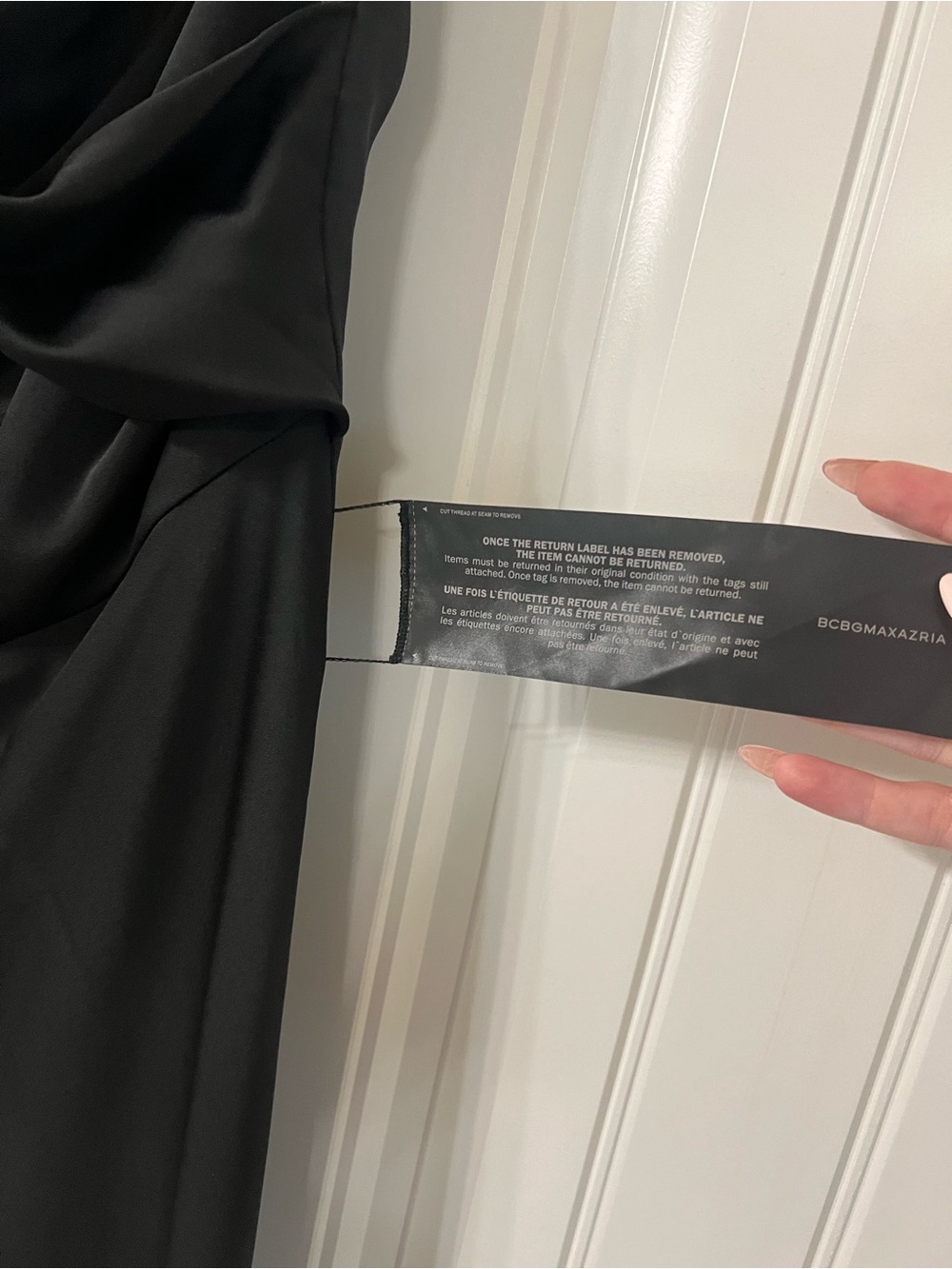 BCBGMaxAzria Black Demi Gown Maxi Dress - Picture 4 of 7
